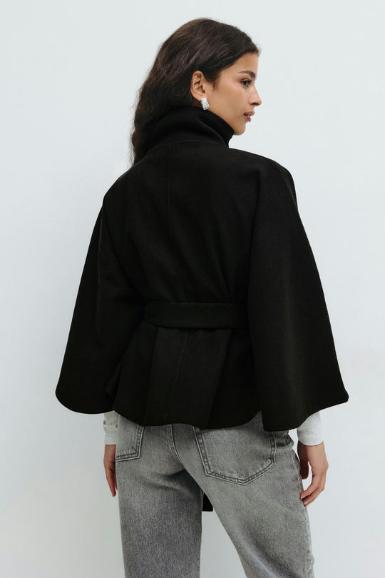 Capejas Dames | Capejas Look, Hoge Kraag & Tailleceintuur