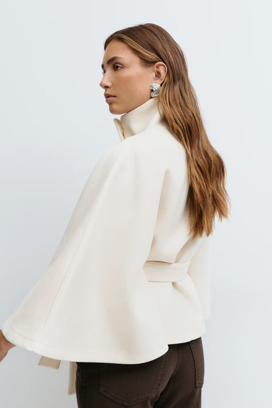 Capejas Dames | Capejas Look, Hoge Kraag & Tailleceintuur