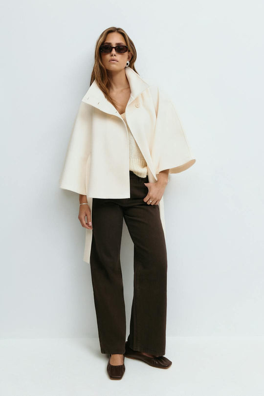 Capejas Dames | Capejas Look, Hoge Kraag & Tailleceintuur