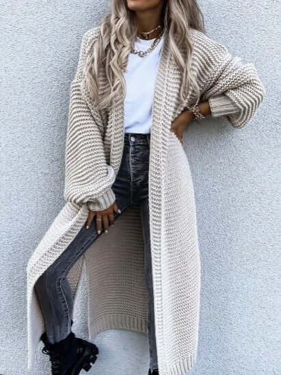 Cardigan Damen | Grobstrick & Lang 1