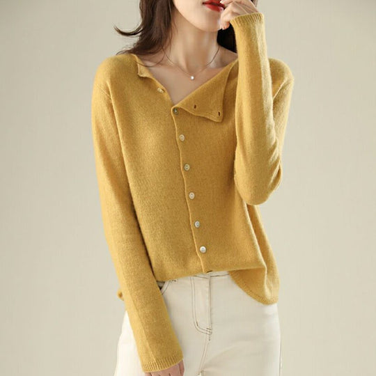 Cardigan Damen | Knöpfe & Rundhalsausschnitt 5