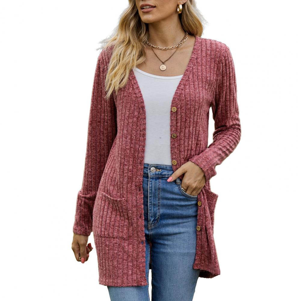 Cardigan Damen | Offener Schnitt & Taschen