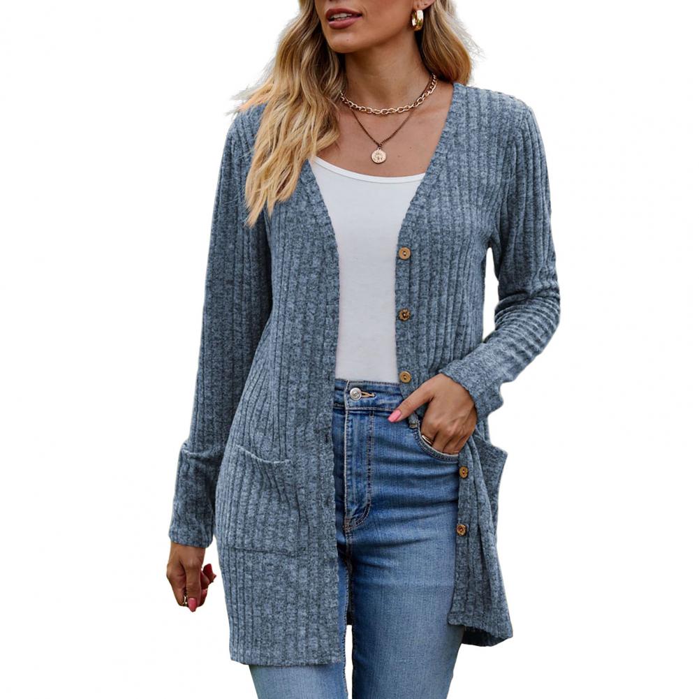 Cardigan Damen | Offener Schnitt & Taschen