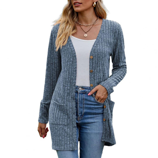 Cardigan Damen | Offener Schnitt & Taschen