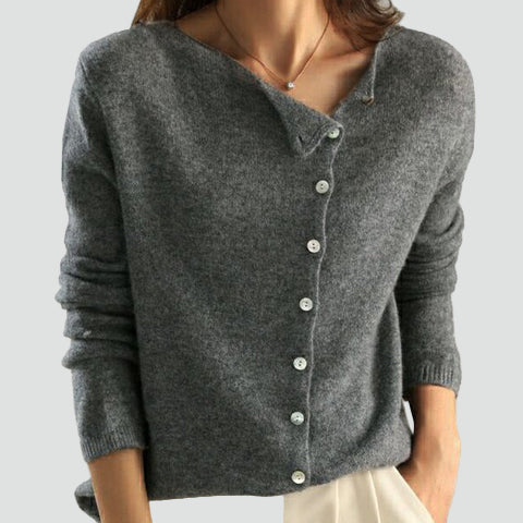 Cardigan Damen | Raffinierte Knopfleiste & Eleganter U-Boot-Ausschnitt 5