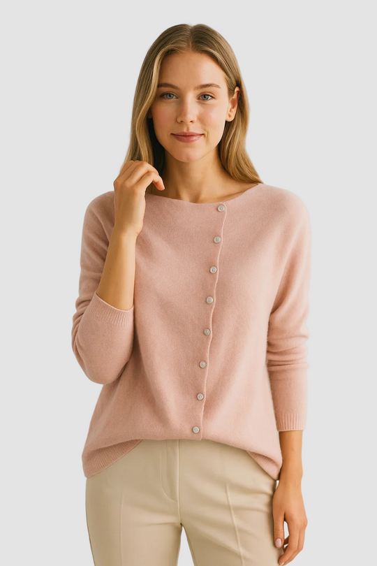 Cardigan Damen | Raffinierte Knopfleiste & Eleganter U-Boot-Ausschnitt 1