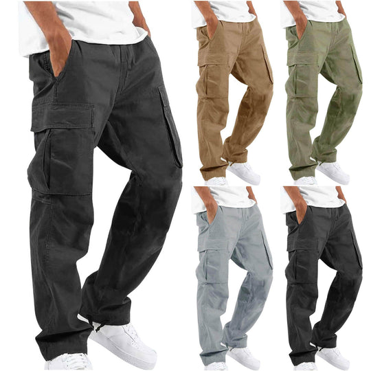 Cargobroek Heren | Cargo Broek | Elastische Tailleband & Ruime Zakken