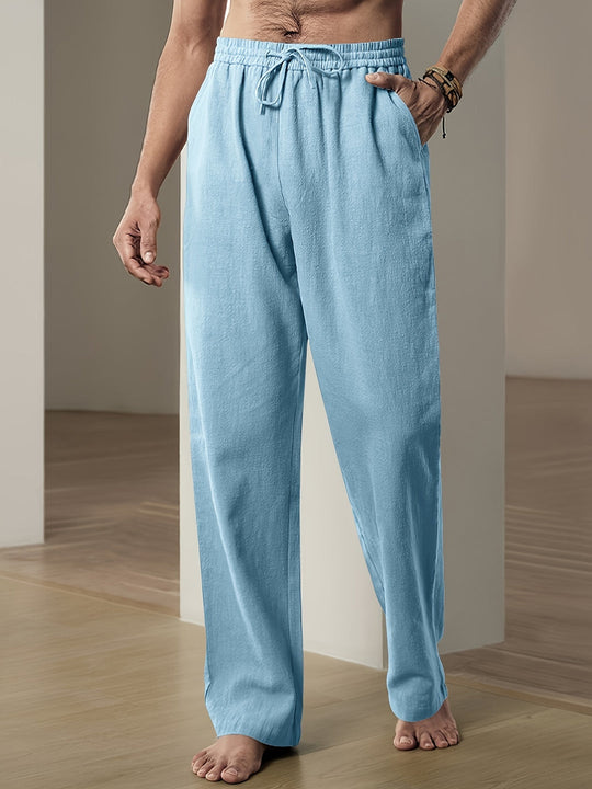 Casual Linnen Heren | Elastische Taille & Losse Pasvorm