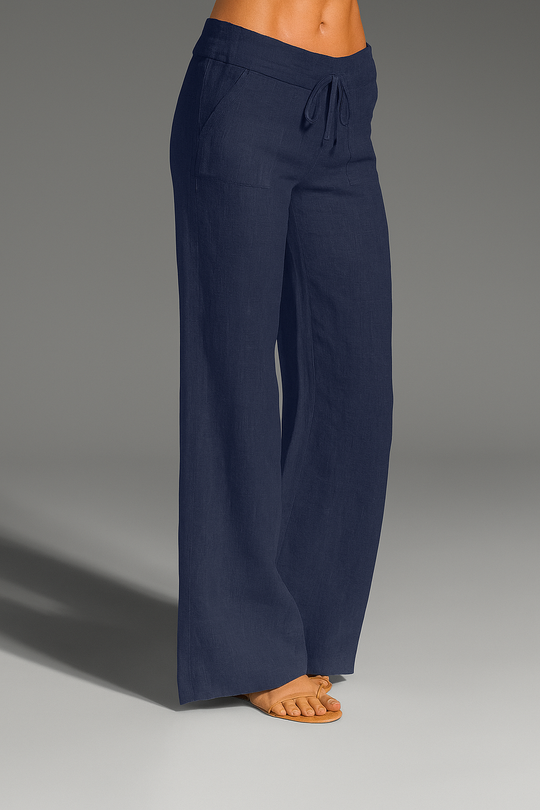 Casual broek Dames | Casual comfort & elastische trekkoordtaille