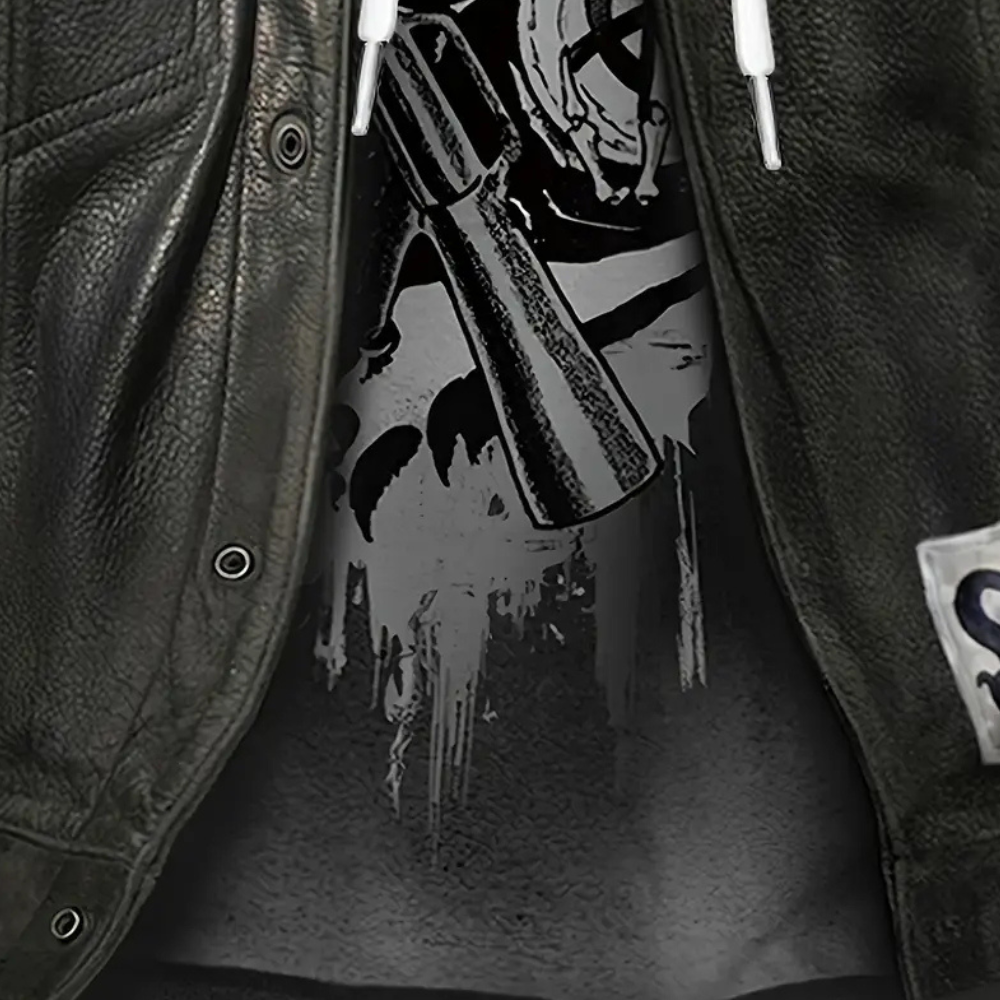 Casual Hoodie met Unieke Print voor Heren - Mason 3