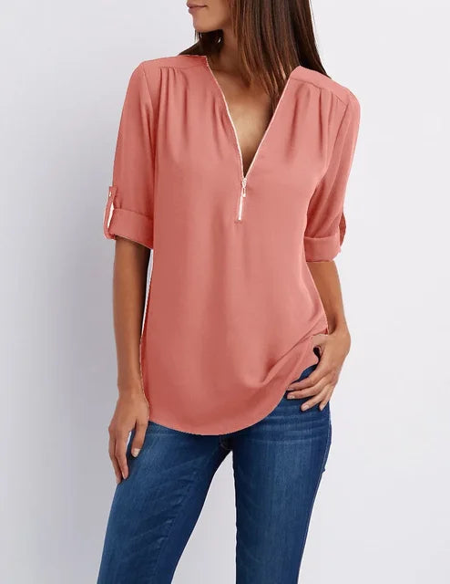 Casual Ritssluiting Pullover 0
