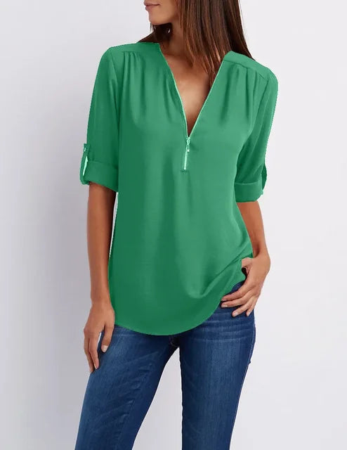 Casual Ritssluiting Pullover 13