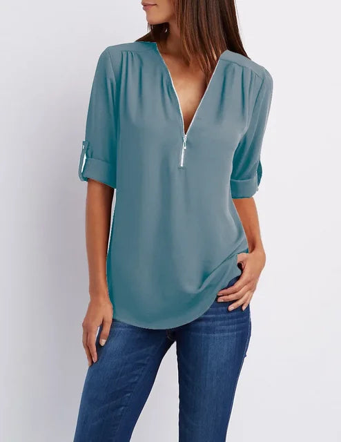 Casual Ritssluiting Pullover 14