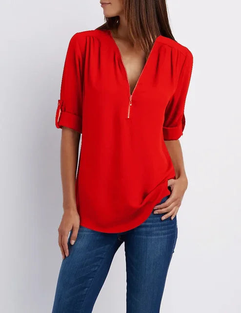 Casual Ritssluiting Pullover 15