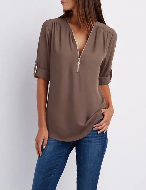 Casual Ritssluiting Pullover 20