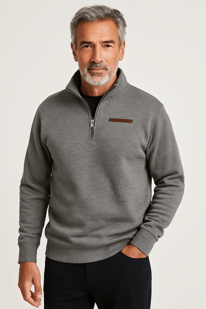 Casual fleece trui voor heren 8
