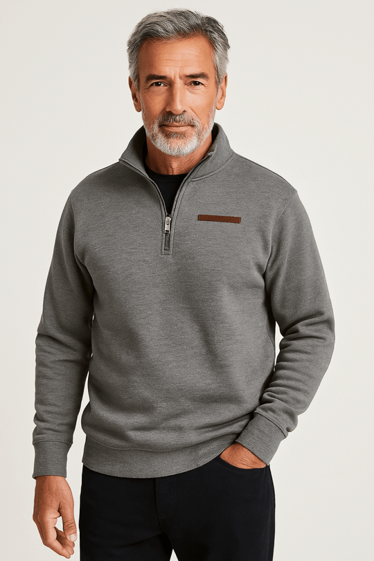 Casual fleece trui voor heren 8