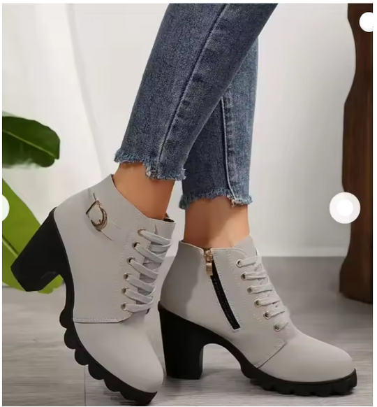 Catherine | Schwarze Stiefel Damen Elegante Kurzstiefel 10