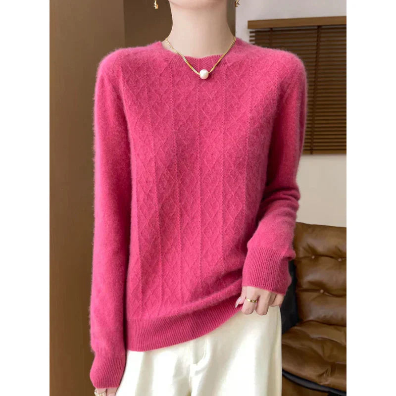 Celina | Damenpullover aus Merinowolle, Klassisch Elegant 0