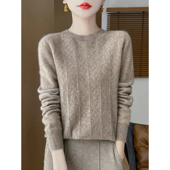 Celina | Damenpullover aus Merinowolle, Klassisch Elegant 5
