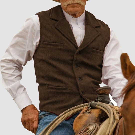 Rancher Weste Herren | Schmeichelhafte Passform & Vielseitig