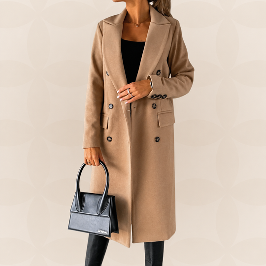 Jas Dames Lang | Winterse Warmte & Tijdloze Elegantie