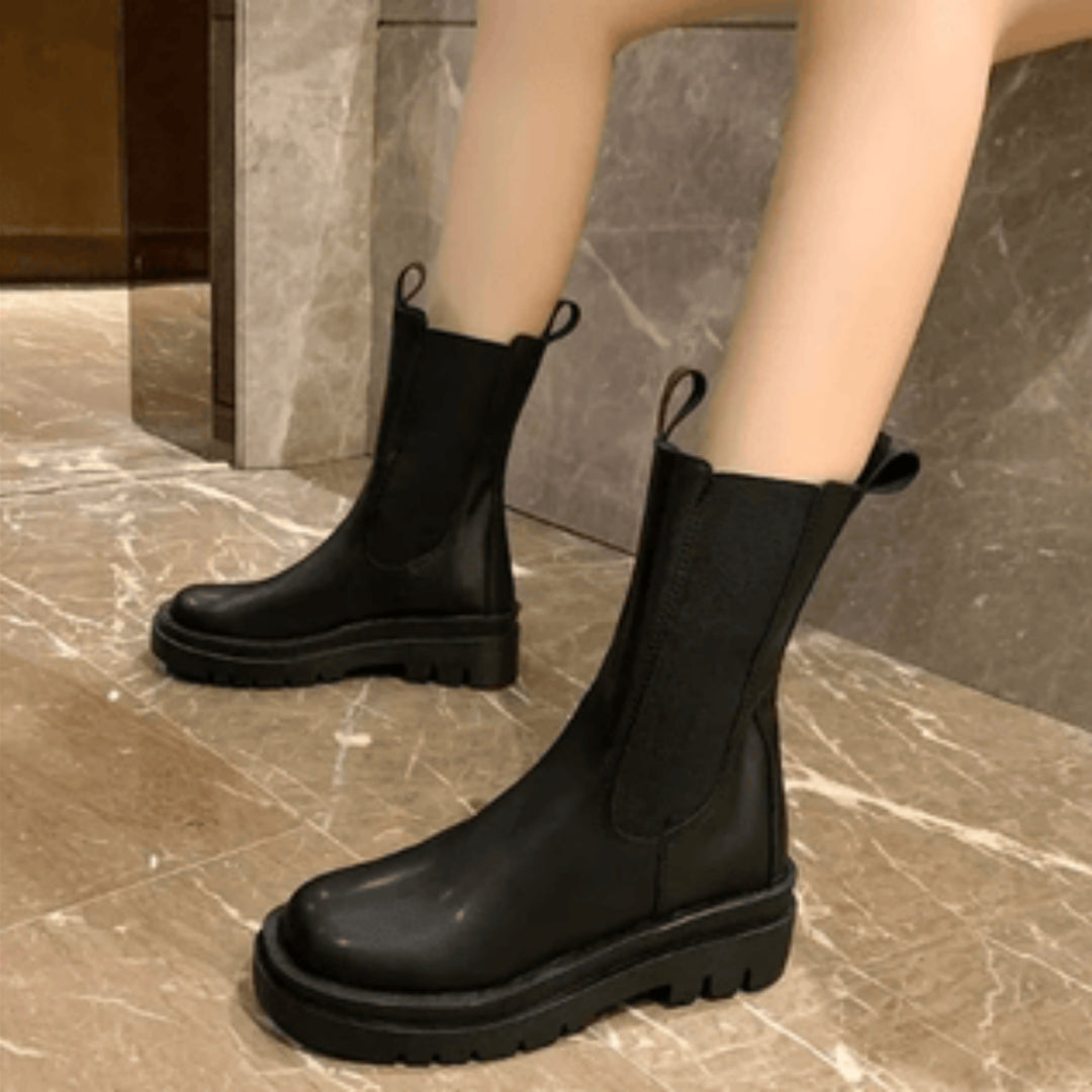 Chelsea Boots Damen | Elastischer Einsatz & Rutschfest