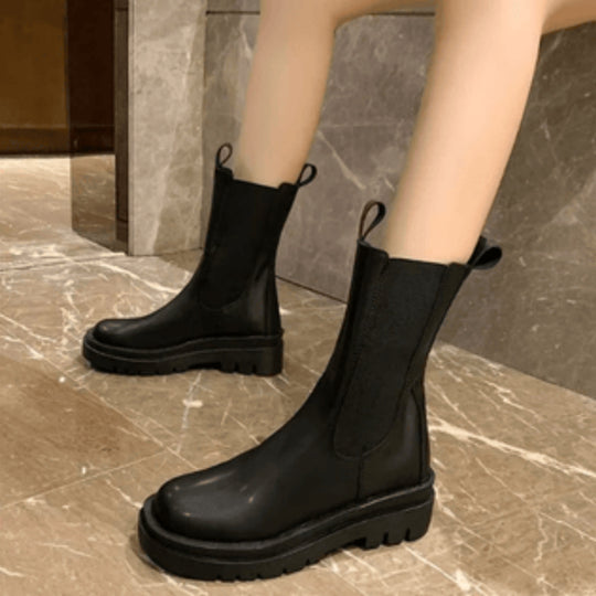 Chelsea Boots Damen | Elastischer Einsatz & Rutschfest