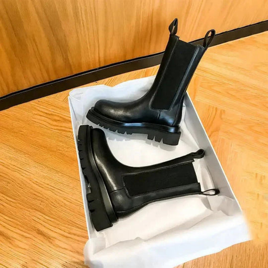 Chelsea Boots Damen | Elastischer Einsatz & Rutschfest