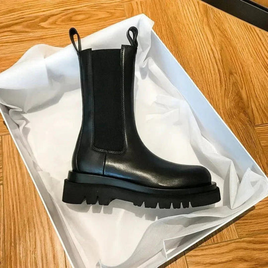 Chelsea Boots Damen | Elastischer Einsatz & Rutschfest