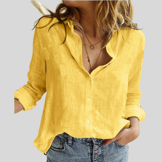 Cheyenne | linnen blouse met knoopsluiting 7