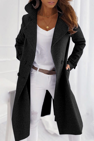 Mantel Damen | Reverskragen & Taillengürtel