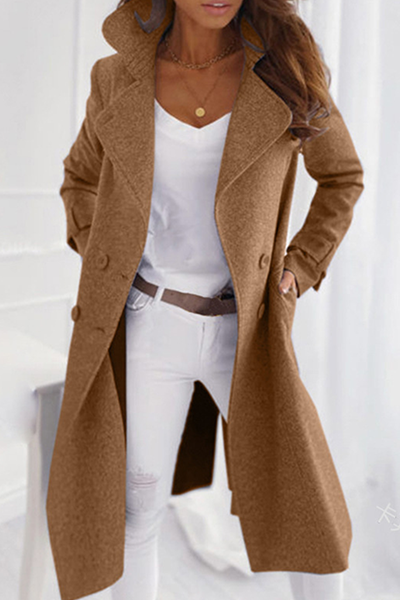 Mantel Damen | Reverskragen & Taillengürtel