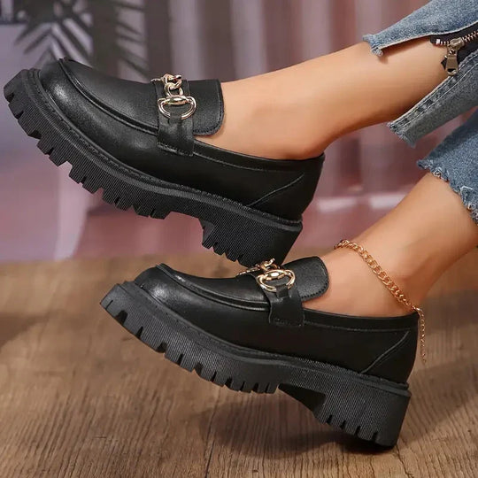 Loafers Damen | Kettendetail & Dicke Sohle 5