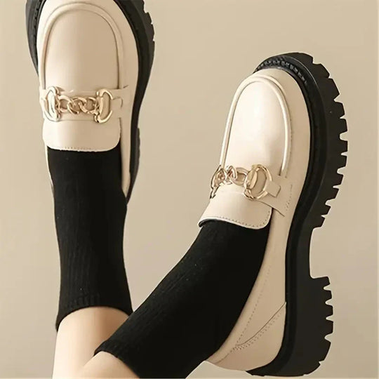 Loafers Damen | Kettendetail & Dicke Sohle 6