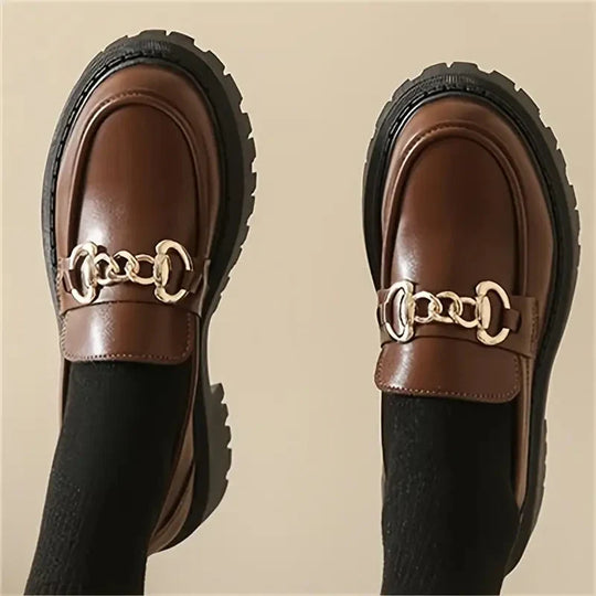 Loafers Damen | Kettendetail & Dicke Sohle 7