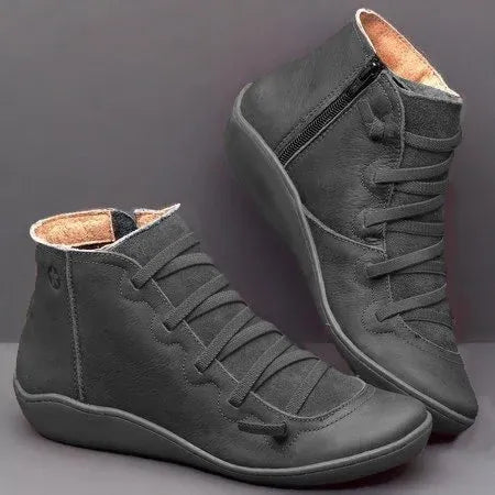 Clara™ | De perfecte leren laarzen om je de hele winter warm te houden 0