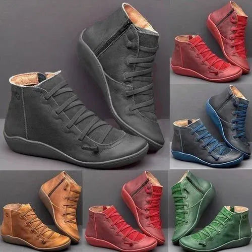 Clara™ | De perfecte leren laarzen om je de hele winter warm te houden 3