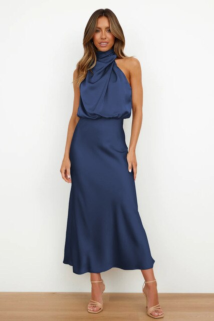 Cocktail Jurk | Taille-accent & Elegante Halslijn