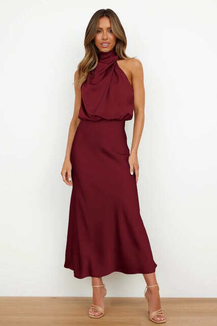 Cocktail Jurk | Taille-accent & Elegante Halslijn