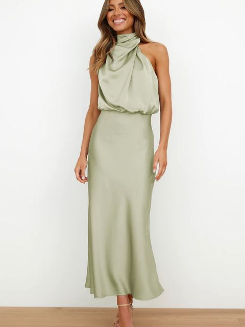 Cocktail Jurk | Taille-accent & Elegante Halslijn