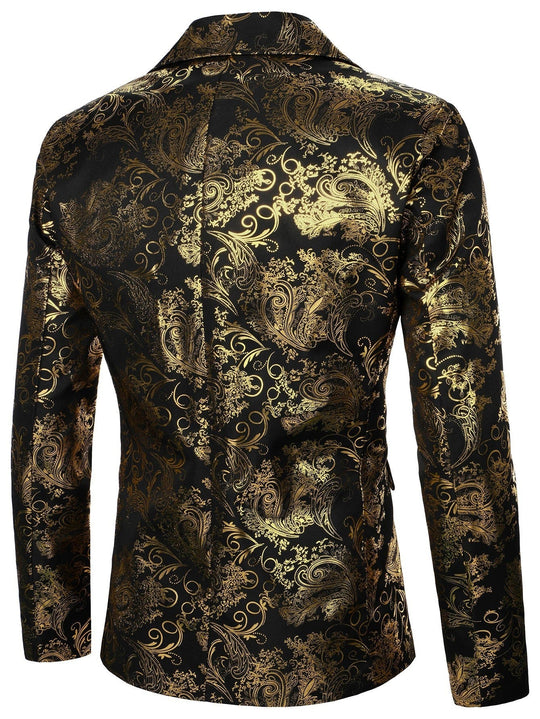 Colbert met palsey print Heren | Opvallend Statement & Strakke Snit