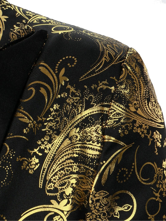 Colbert met palsey print Heren | Opvallend Statement & Strakke Snit