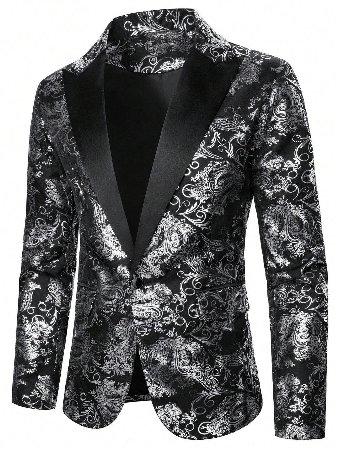 Colbert met palsey print Heren | Opvallend Statement & Strakke Snit