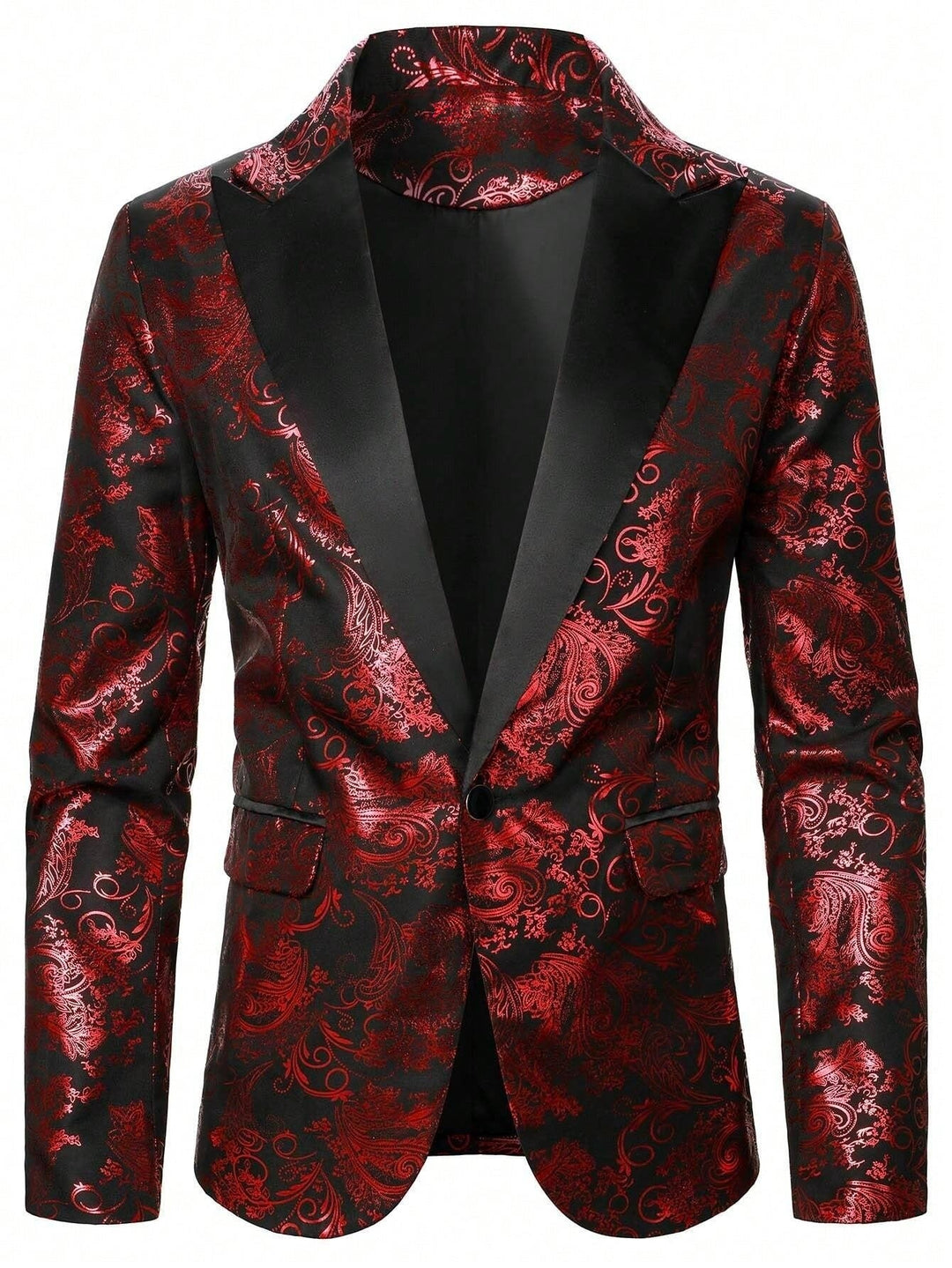 Colbert met palsey print Heren | Opvallend Statement & Strakke Snit