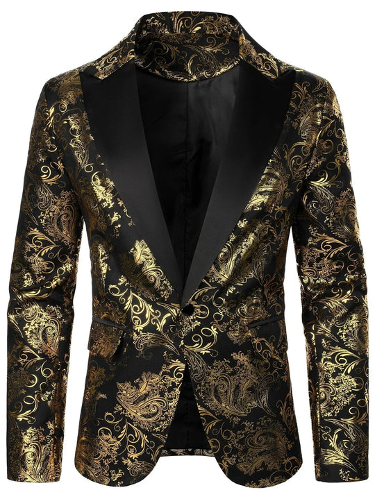 Colbert met palsey print Heren | Opvallend Statement & Strakke Snit