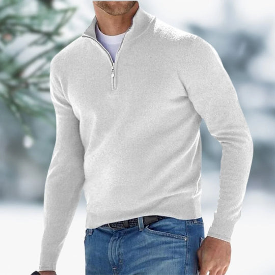 Coltrui Heren Gebreid Kwartritssluiting | Casual 2
