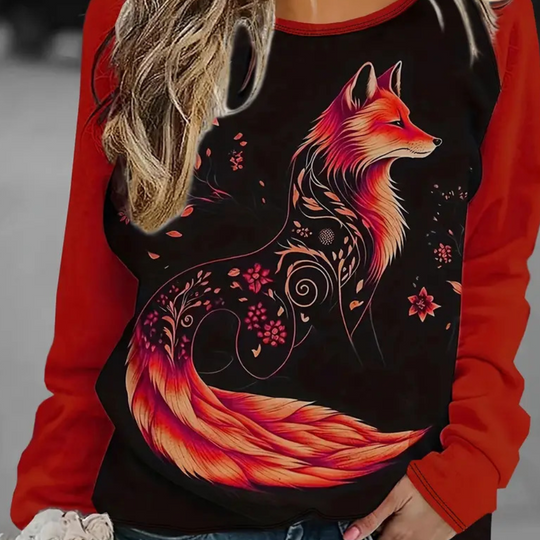 Comfortabel en Moeiteloos Stijlvol Dames Sweatshirt met Ontspannen Pasvorm - Sibel