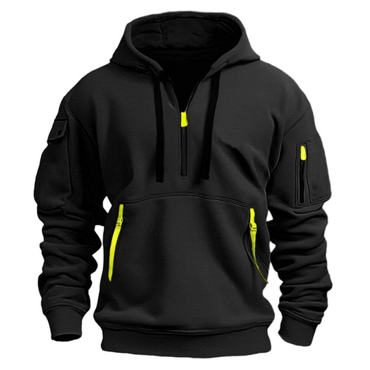 Hoodie Heren | Half Rits & Capuchon voor Comfort