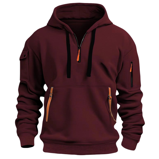Hoodie Heren | Half Rits & Capuchon voor Comfort